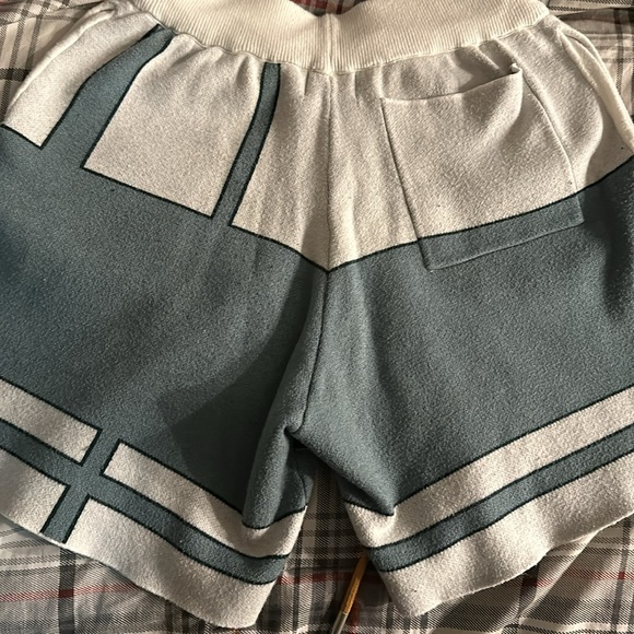 RHUDE COTTON KNIT SHORTS - Picture 2 of 3